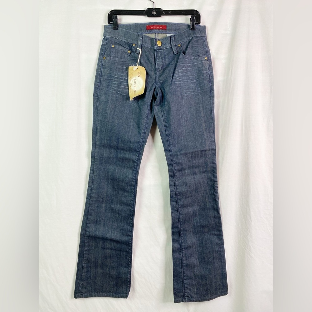 Vintage Y2K Levi’s Demi Boot 508 Low Rise Bootcut Dark Wash Blue 6 Long NEW